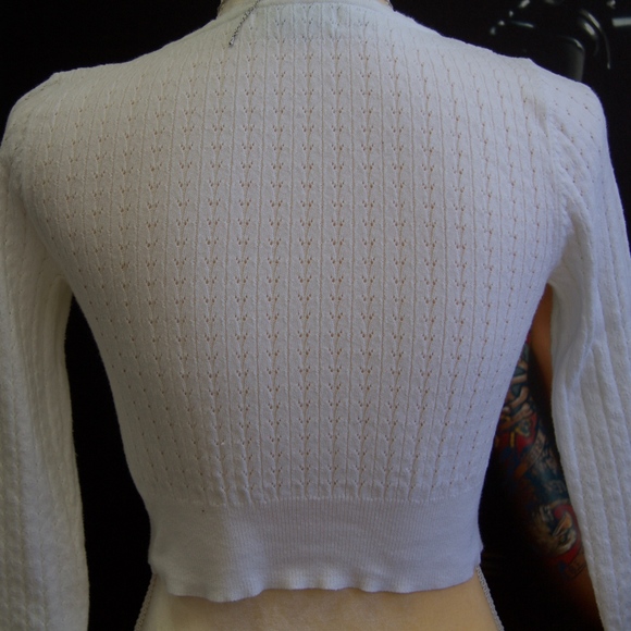 Jenna Jameson Vintage Guess V-Neck Crop Top Total 90's - Picture 7 of 8